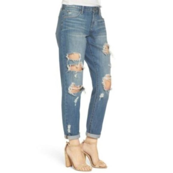 Articles of Society Janis Boyfriend Distress Jean - Picture 8 of 12